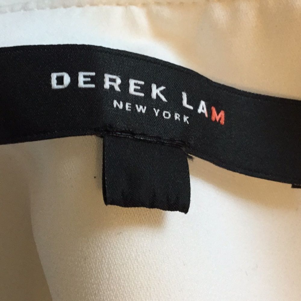 Derek Lam Women's White Draped Cami Silk D… - Picture 7 of 8